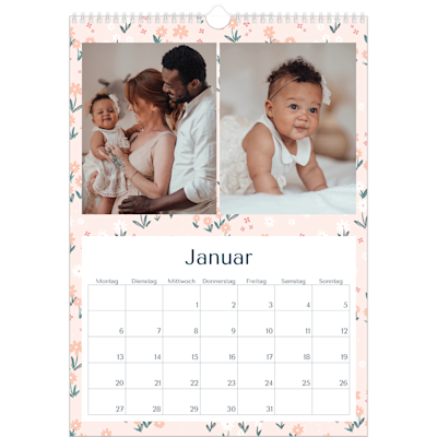 Beispiel für Seite 1, Wandkalender 2026, Option 9