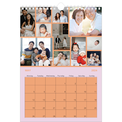 Example of page 5, Custom Wall Calendars, option 23