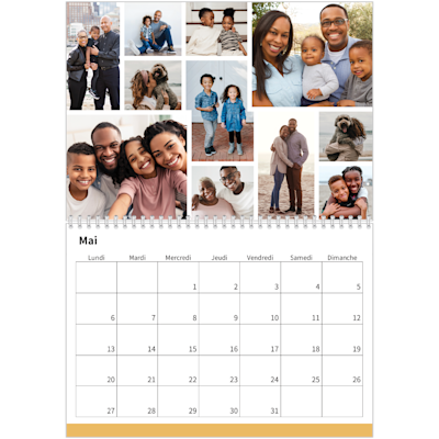 Exemple de page 5, Calendrier mural, option 22