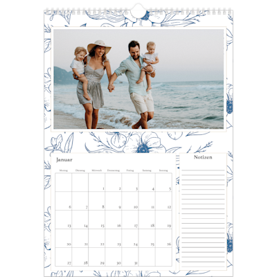 Beispiel für Seite 1, Wandkalender 2026, Option 13