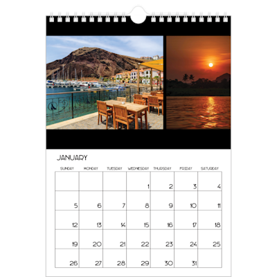 Example of page 1, Wall Calendars, option 4