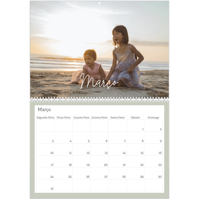 Exemplo de página 3, Calendários de parede, opção 23