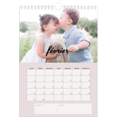 Exemple de page 2, Calendriers muraux, option 15