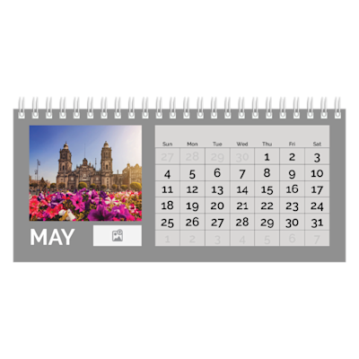 Example of page 5, Desk Calendars, option 7