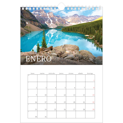 Ejemplo de página 1, Calendarios de pared, opción 6