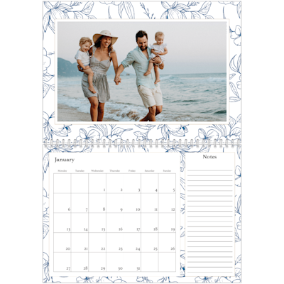 Example of page 1, Custom Wall Calendars, option 15