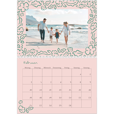 Beispiel für Seite 2, Wandkalender 2026, Option 14