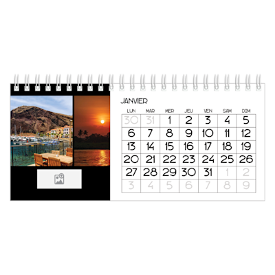 Exemple de page 1, Calendriers de bureau personnalisés, option 16