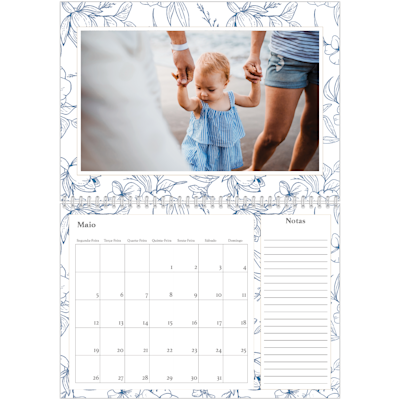 Exemplo de página 5, Calendários de parede, opção 14