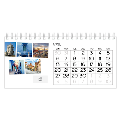 Example of page 4, Desk Calendars, option 16