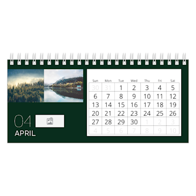 Example of page 4, Desk Calendars, option 8