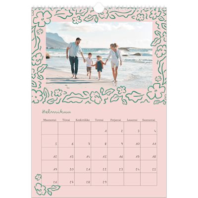 Esimerkki sivusta 2, Seinäkalenterit, vaihtoehto 20