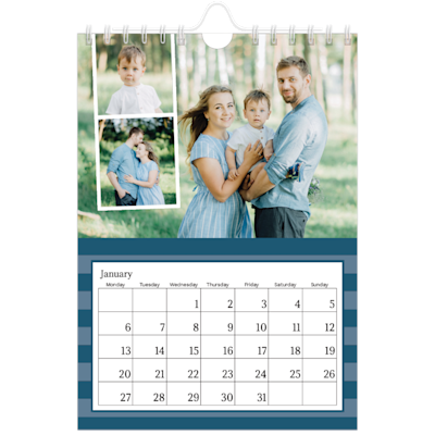Example of page 1, Custom Wall Calendars, option 4