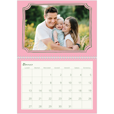 Esempio di pagina 1, Calendari da parete, opzione 17