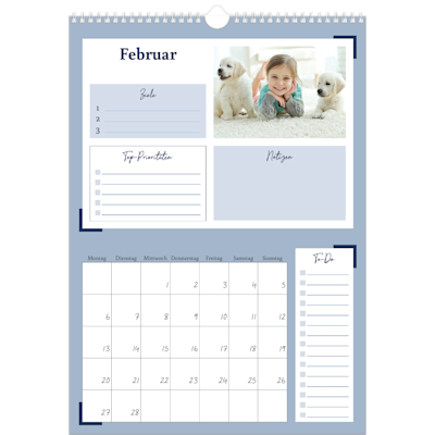 Beispiel für Seite 2, Wandkalender 2026, Option 23