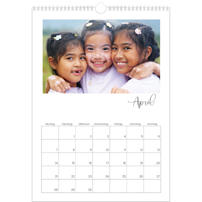 Beispiel für Seite 4, Wandkalender 2026, Option 3
