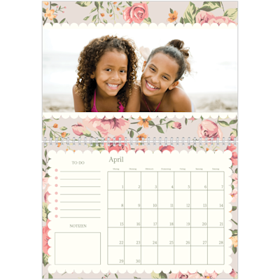 Beispiel für Seite 4, Wandkalender 2026, Option 18