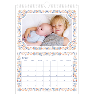 Exemple de page 2, Calendrier mural, option 24