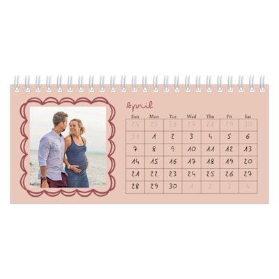 Example of page 4, Desk Calendars, option 13