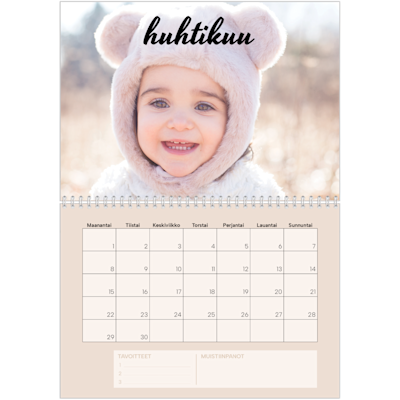 Esimerkki sivusta 4, Kiiltävät valokuvakalenterit, vaihtoehto 23