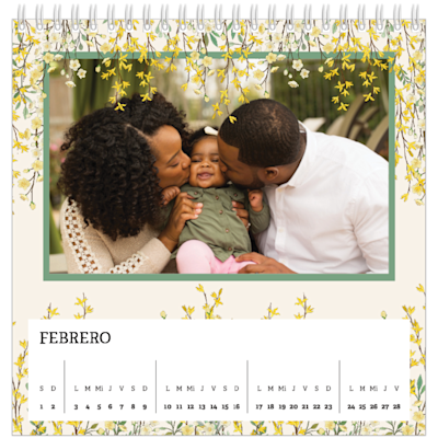 Ejemplo de página 2, Calendarios de mesa personalizados, opción 7