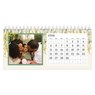 Exemple de page 2, Calendriers de bureau personnalisés, option 6
