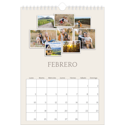 Ejemplo de página 2, Calendarios de pared personalizados, opción 13
