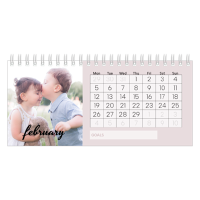 Example of page 2, Custom Desk Calendars, option 6
