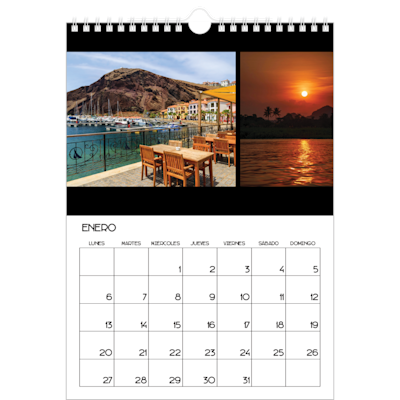 Ejemplo de página 1, Calendarios de pared personalizados, opción 5