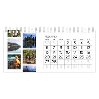 Example of page 2, Custom Desk Calendars, option 4