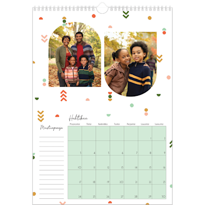 Esimerkki sivusta 4, Seinäkalenterit, vaihtoehto 11