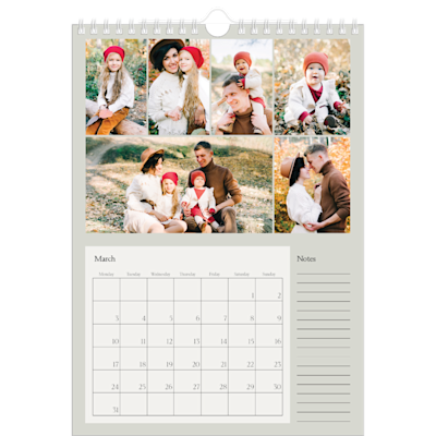 Example of page 3, Wall Calendars, option 11
