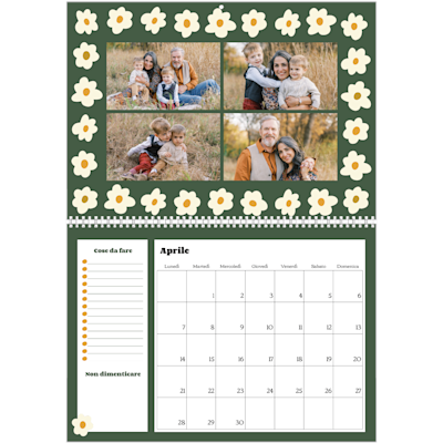 Esempio di pagina 4, Calendari da parete, opzione 16