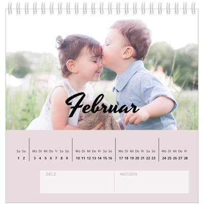 Beispiel für Seite 2, Tischkalender 2025, Option 10