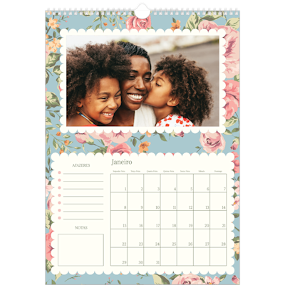 Exemplo de página 1, Calendários de parede, opção 18