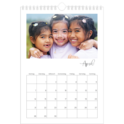 Beispiel für Seite 4, Wandkalender 2026, Option 3