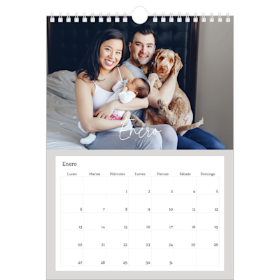 Ejemplo de página 1, Calendarios de pared personalizados, opción 23