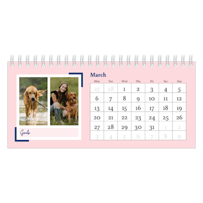 Example of page 3, Custom Desk Calendars, option 10