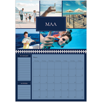 Voorbeeld van pagina 3, Wandkalenders 2026, optie 4