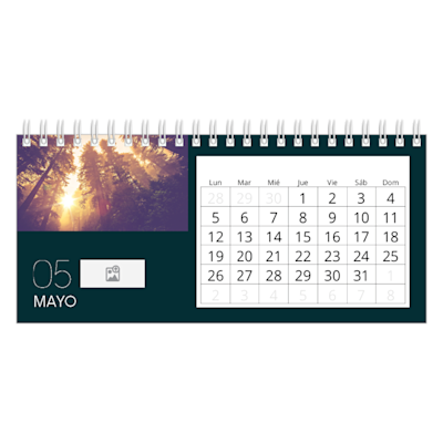 Ejemplo de página 5, Calendarios de escritorio personalizados, opción 8