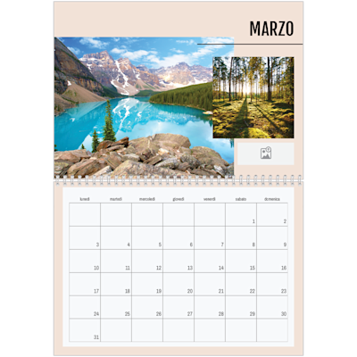 Esempio di pagina 3, Calendari da parete, opzione 7