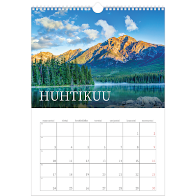Esimerkki sivusta 4, Seinäkalenterit, vaihtoehto 15