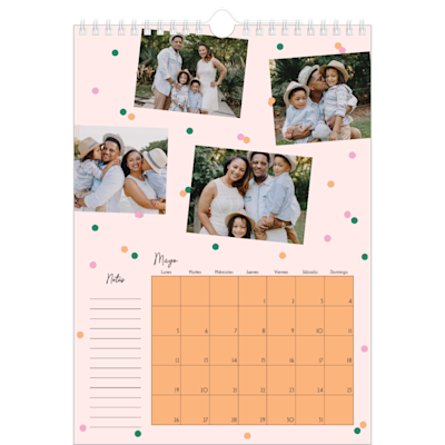 Ejemplo de página 5, Calendarios de pared personalizados, opción 6