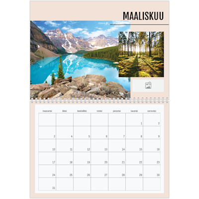 Esimerkki sivusta 3, Kiiltävät valokuvakalenterit, vaihtoehto 15