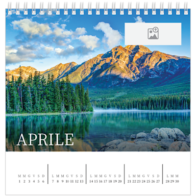 Esempio di pagina 4, Calendari da tavolo personalizzati, opzione 10