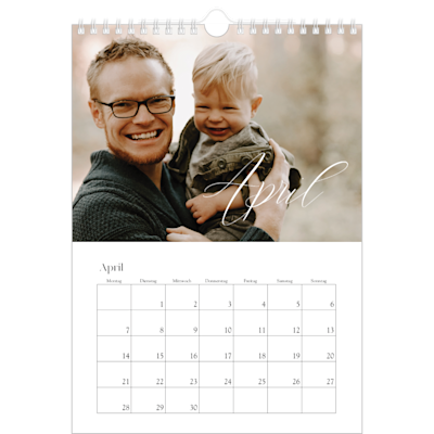 Beispiel für Seite 4, Wandkalender 2026, Option 7