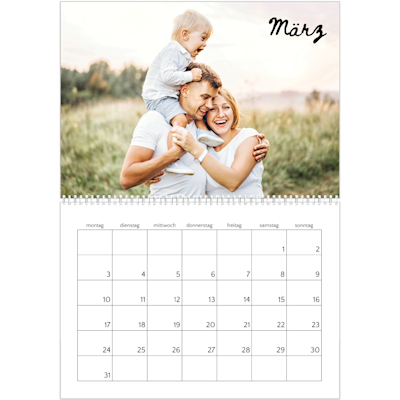 Beispiel für Seite 3, Wandkalender 2026, Option 5