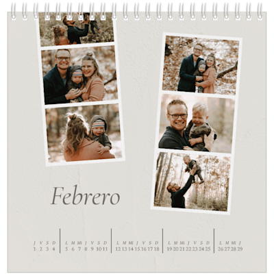 Ejemplo de página 2, Calendarios de mesa personalizados, opción 23