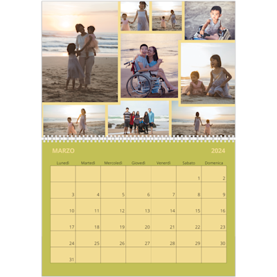 Esempio di pagina 3, Calendari da parete, opzione 19
