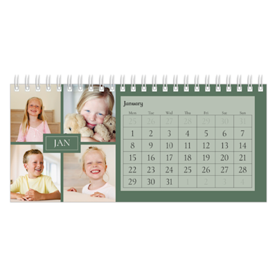 Example of page 1, Custom Desk Calendars, option 2